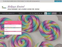 Tablet Screenshot of lollipopsltd.com